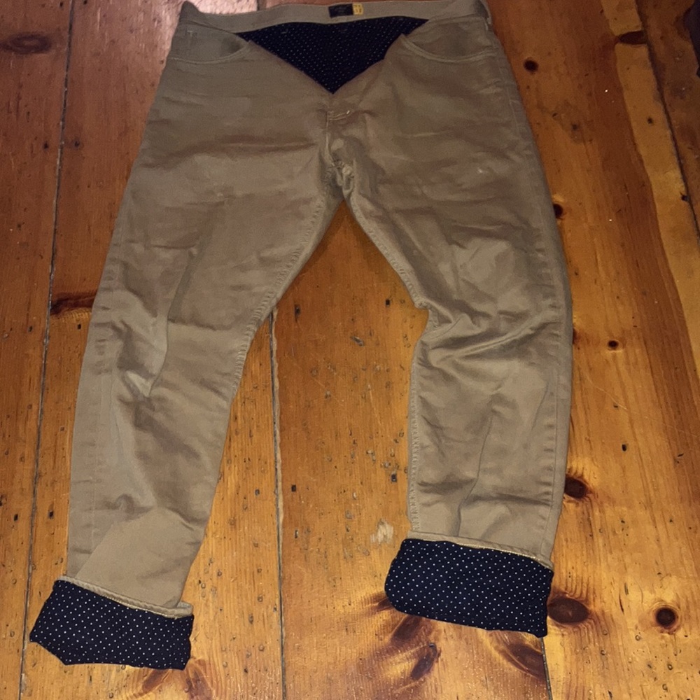 J. Crew 770 flannel lined corduroy.